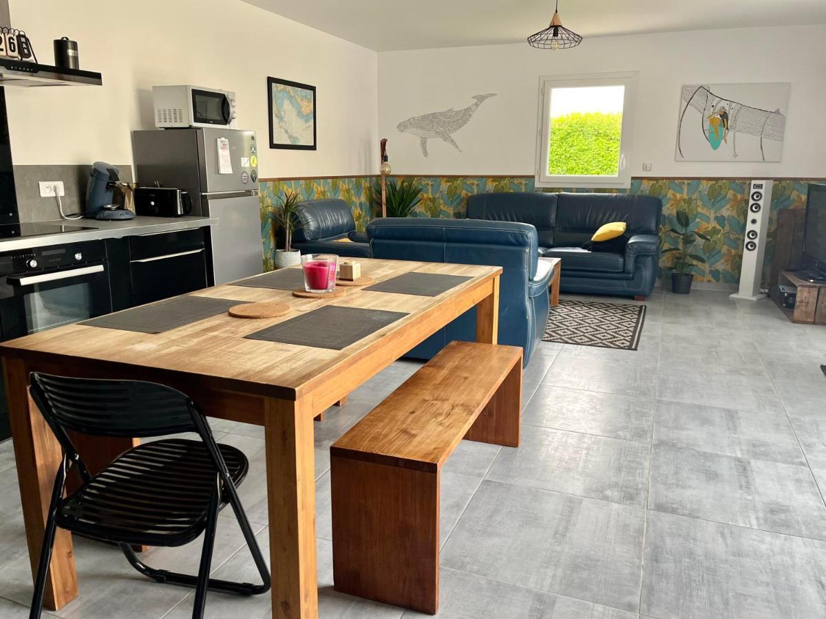 L'Ostrea, Maison Avec Jardin A 200M De La Mer-Wifi Saint-Côme-de-Fresné Exterior foto